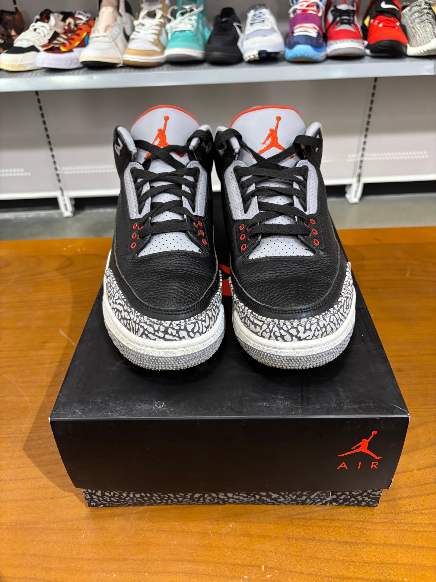 Preowned Air Jordan 3 Black Cement (2018)