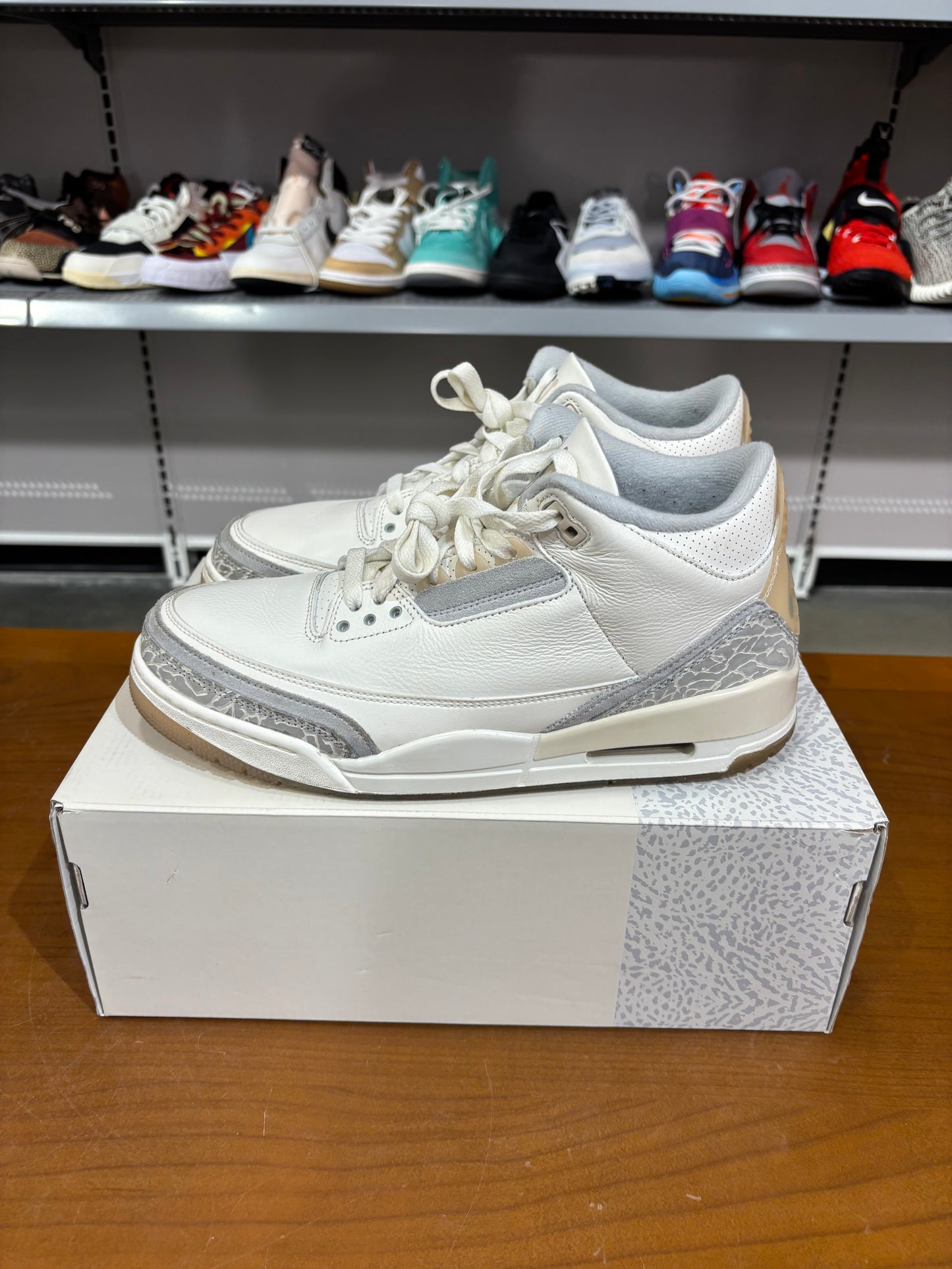 Preowned Air Jordan 3 Craft Ivory