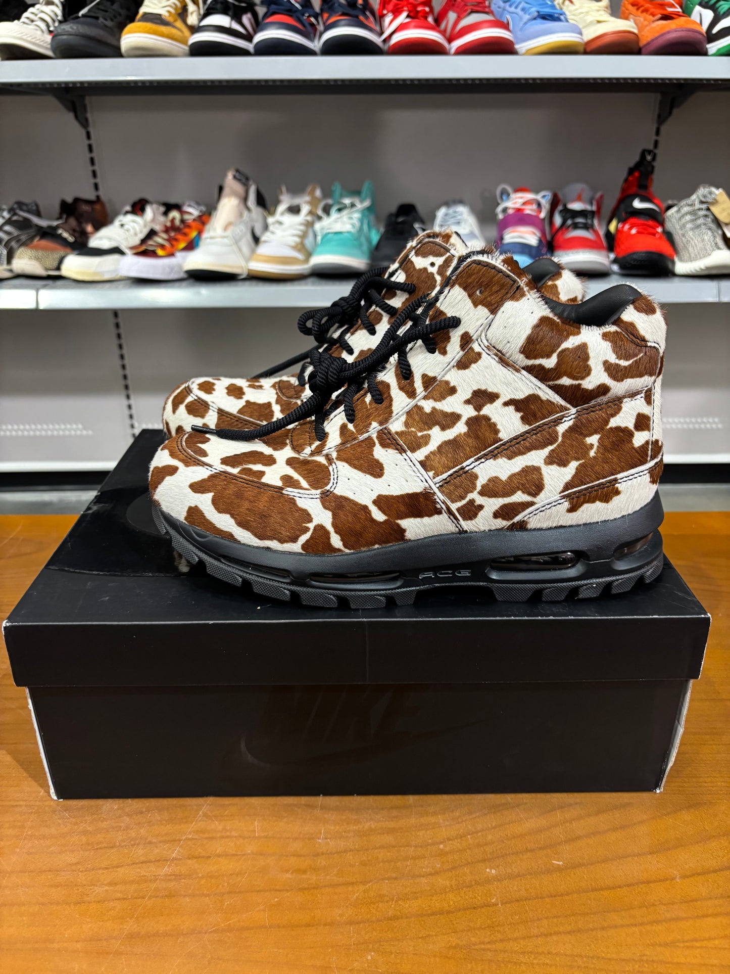 Nike Air Max Goadome Cow Print Poney Hair