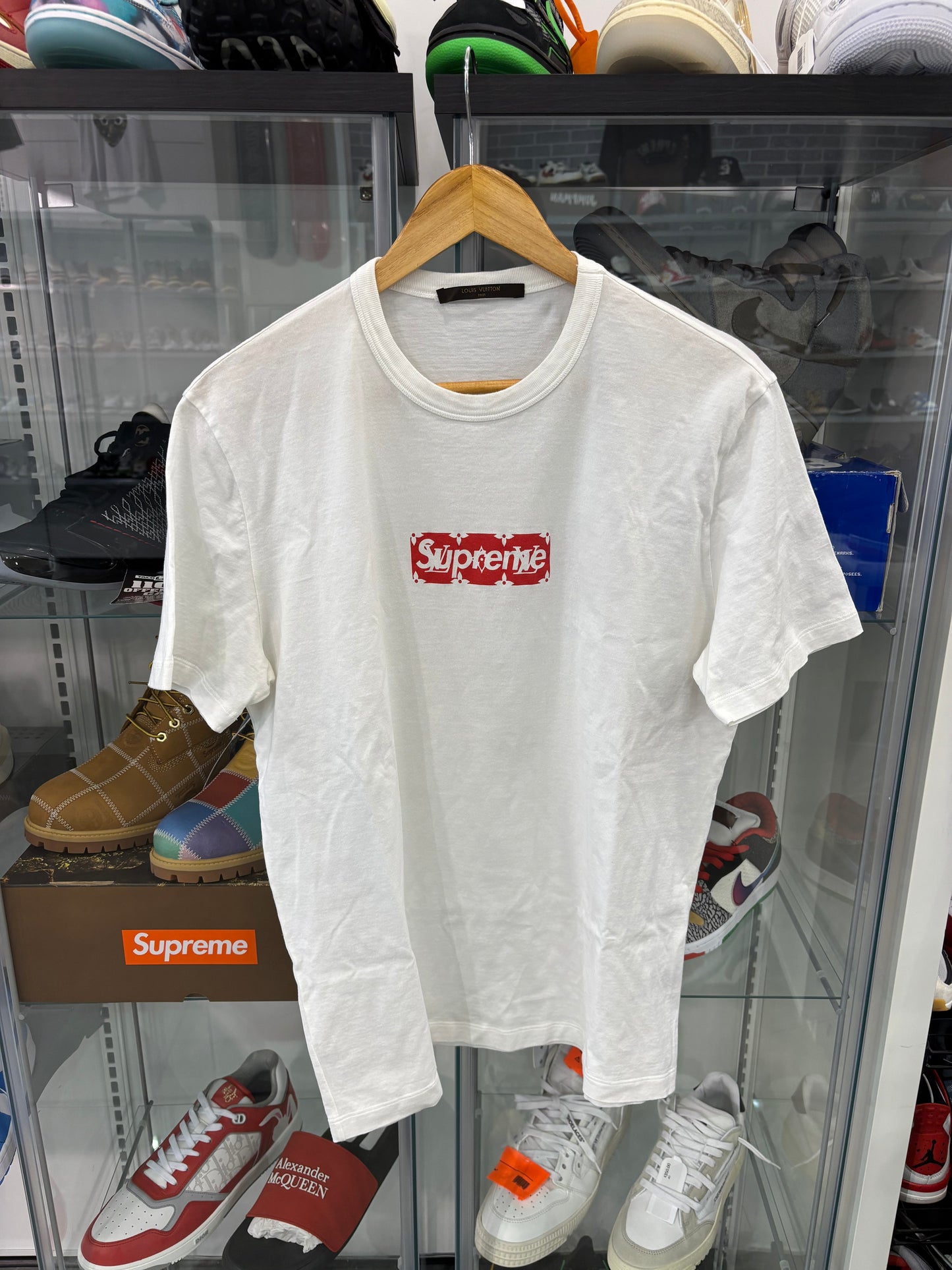 Supreme Louis Vuitton Box Logo Tee White