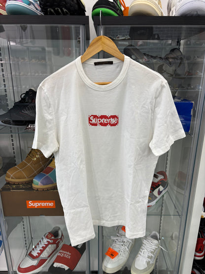 Supreme Louis Vuitton Box Logo Tee White