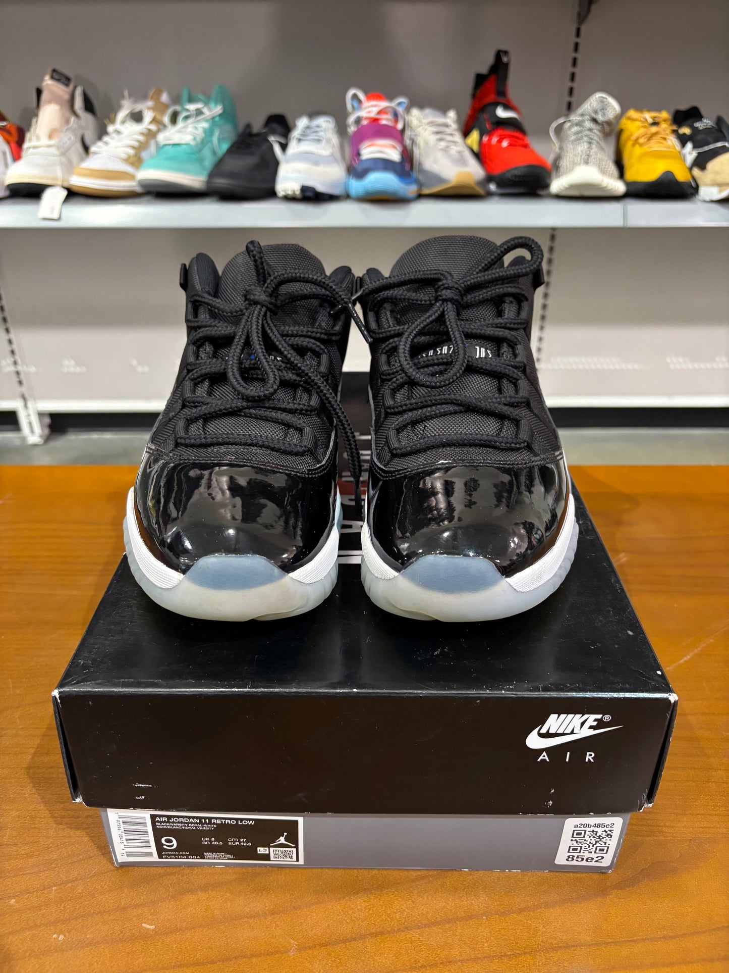 Preowned Air Jordan 11 Low Space Jam