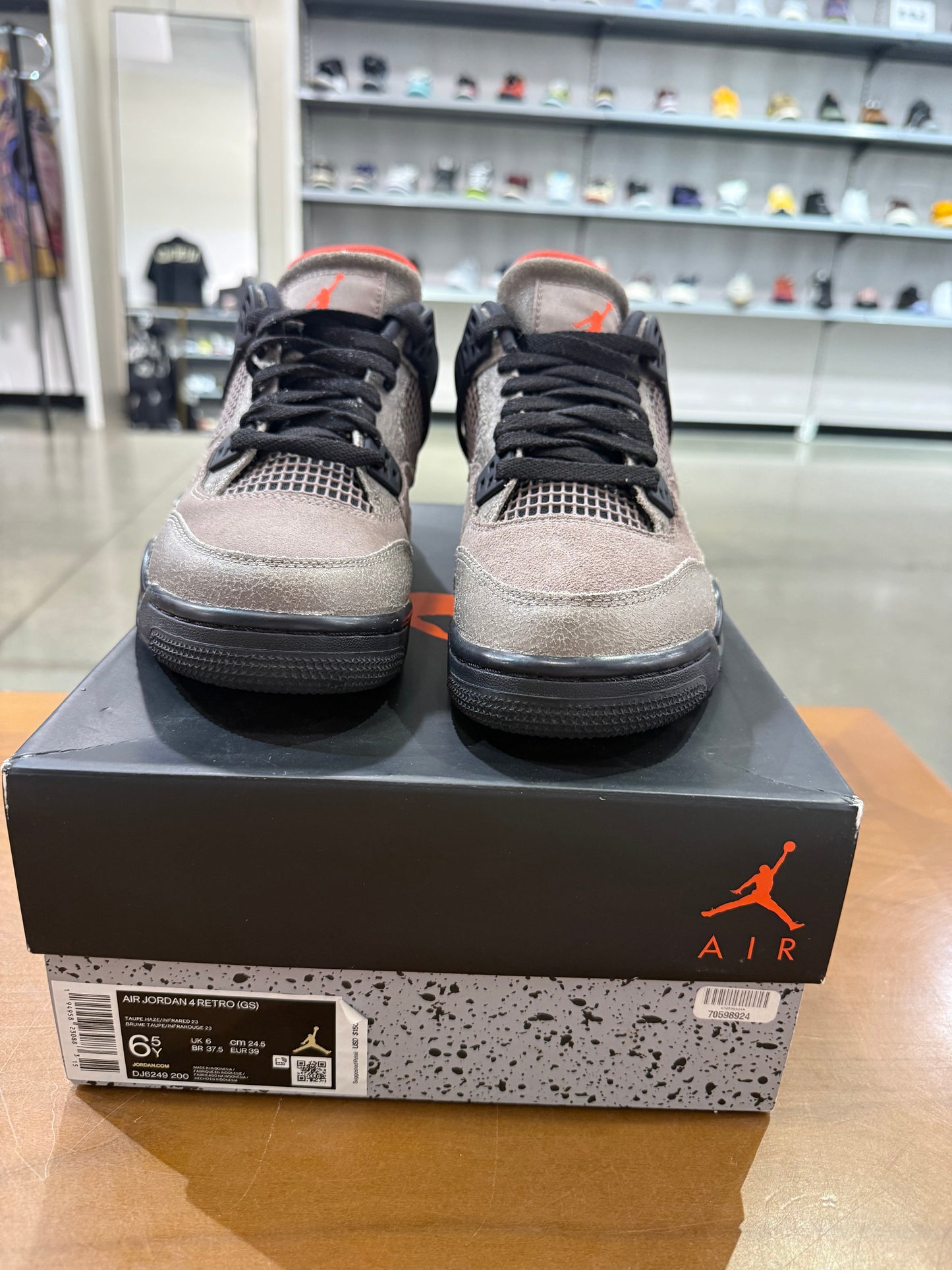 Preowned Air Jordan 4 Taupe Haze