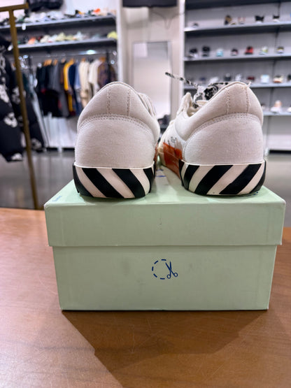 Preowned Off-White Vulcanized Low White Black