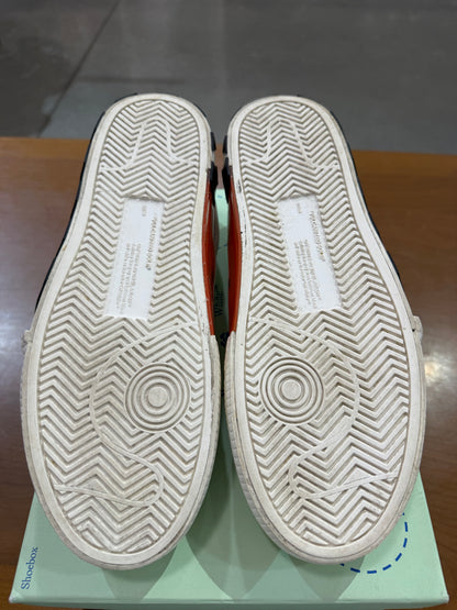Preowned Off-White Vulcanized Low White Black