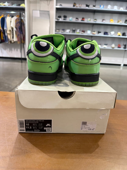 Preowned Nike SB Dunk Low Powerpuff Green
