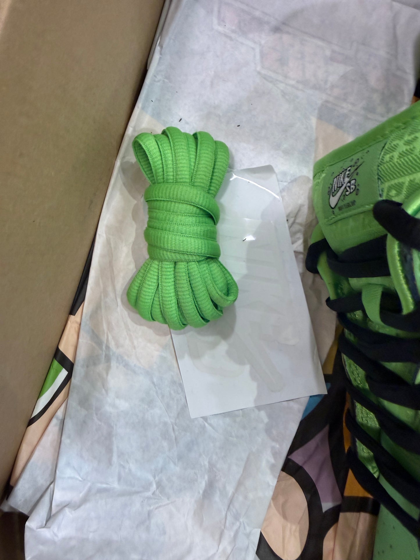 Preowned Nike SB Dunk Low Powerpuff Green