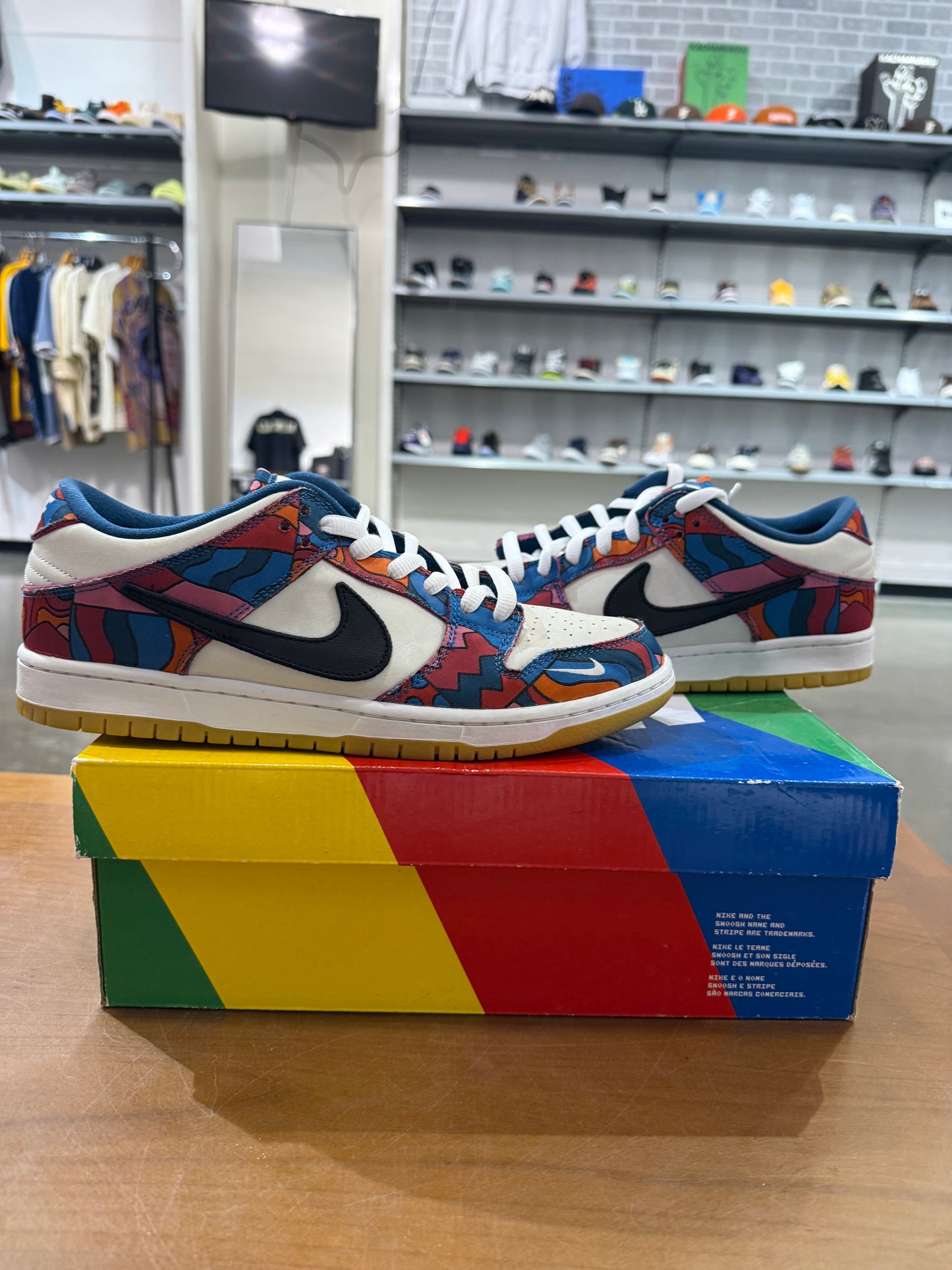 Preowned Nike SB Dunk Low Parra Abstract Art