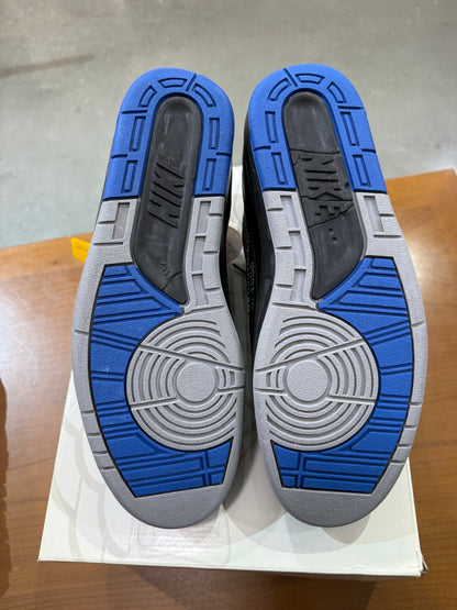 Preowned Air Jordan 2 Low Off-White Black Blue