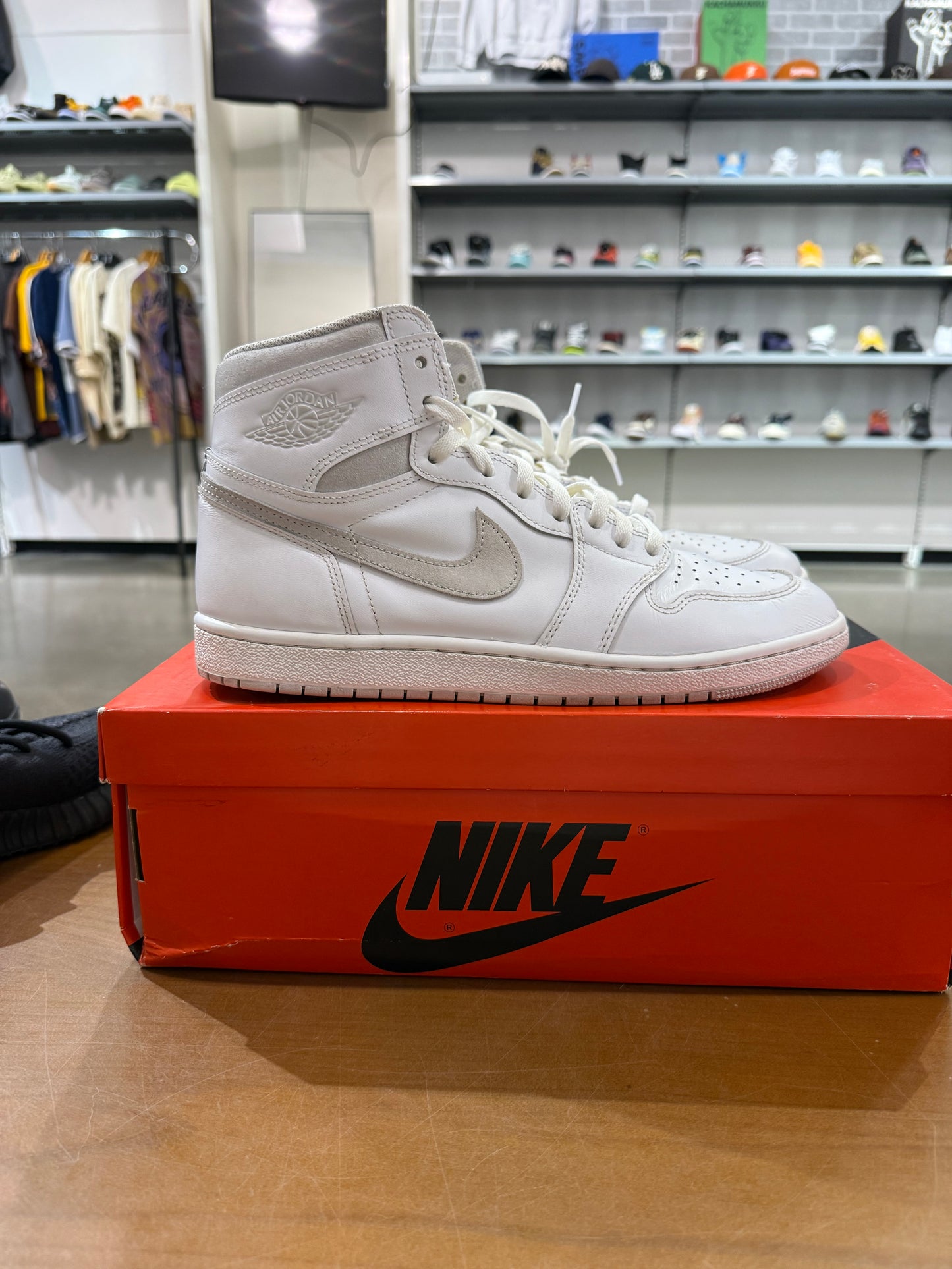 Preowned Air Jordan 1 85 Neutral Grey