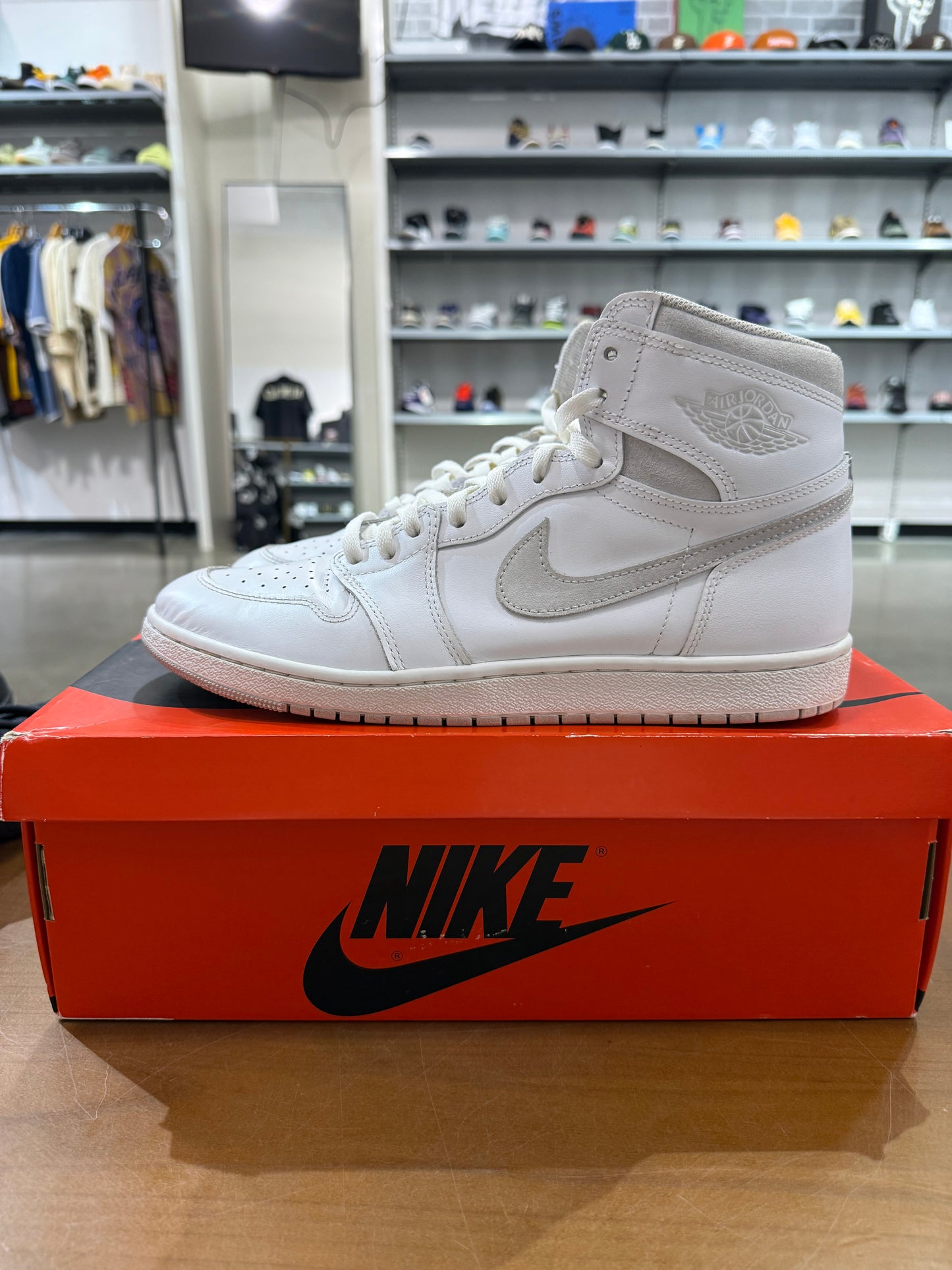 Preowned Air Jordan 1 85 Neutral Grey