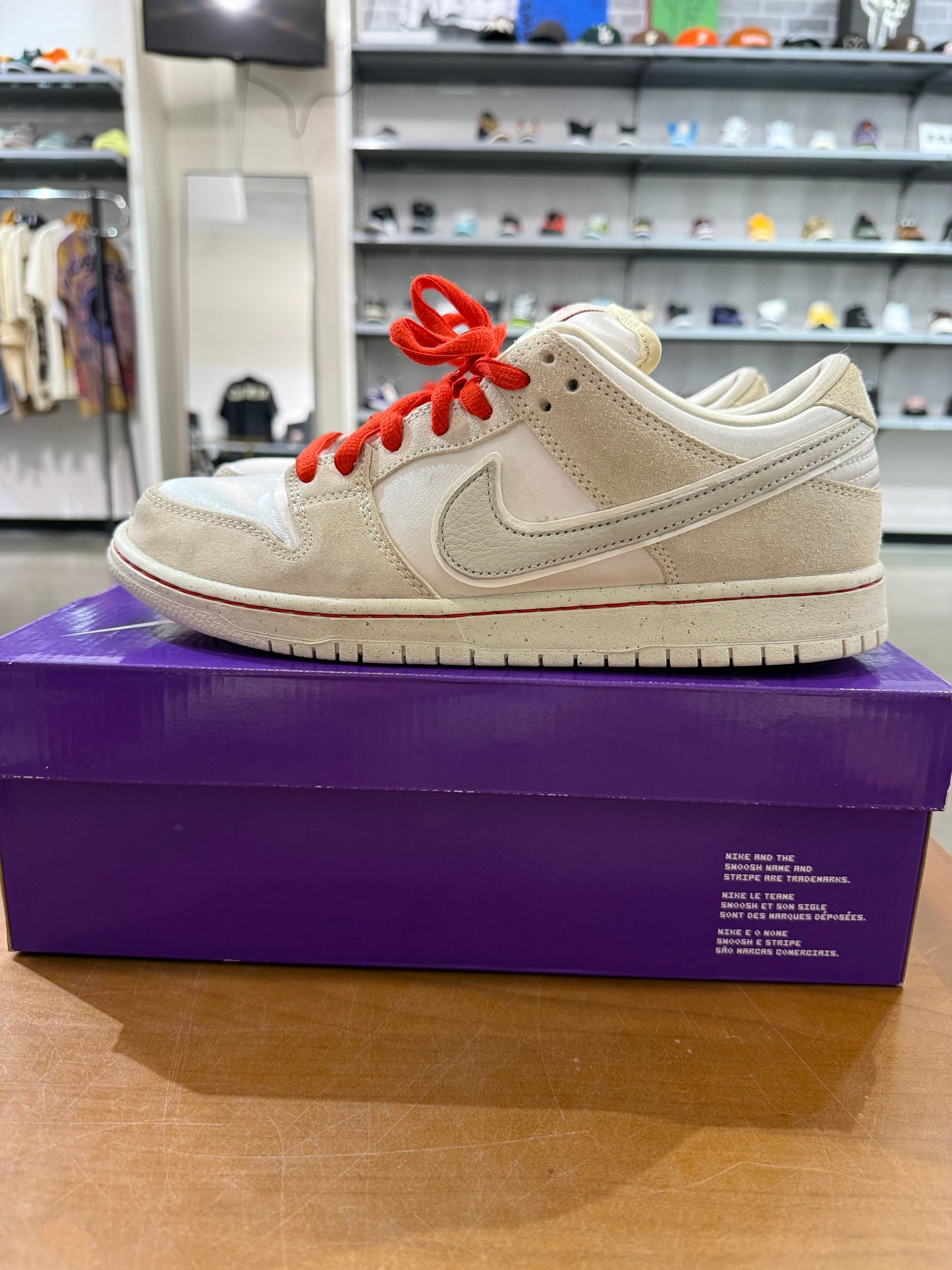 Preowned Nike SB Dunk Low City of Love Light Bone