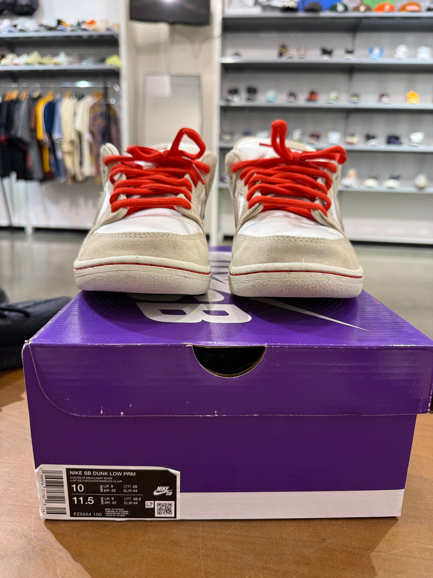 Preowned Nike SB Dunk Low City of Love Light Bone