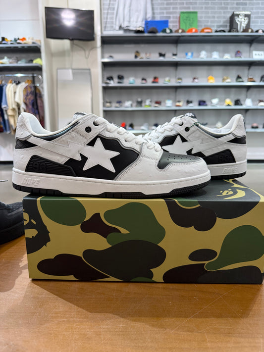 A Bathing Ape Sk8 Sta #1 Ostrick Pack White Black