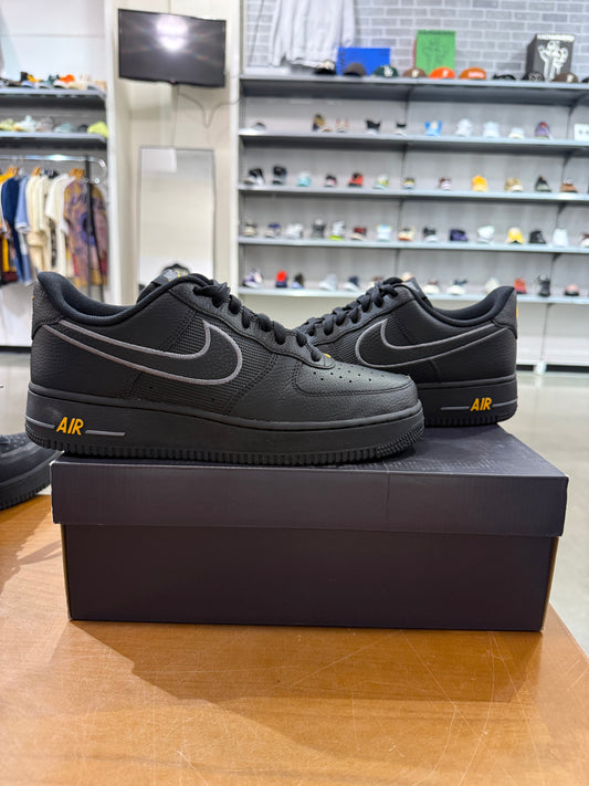 Preowned Air Force 1 Low Black Laser Orange