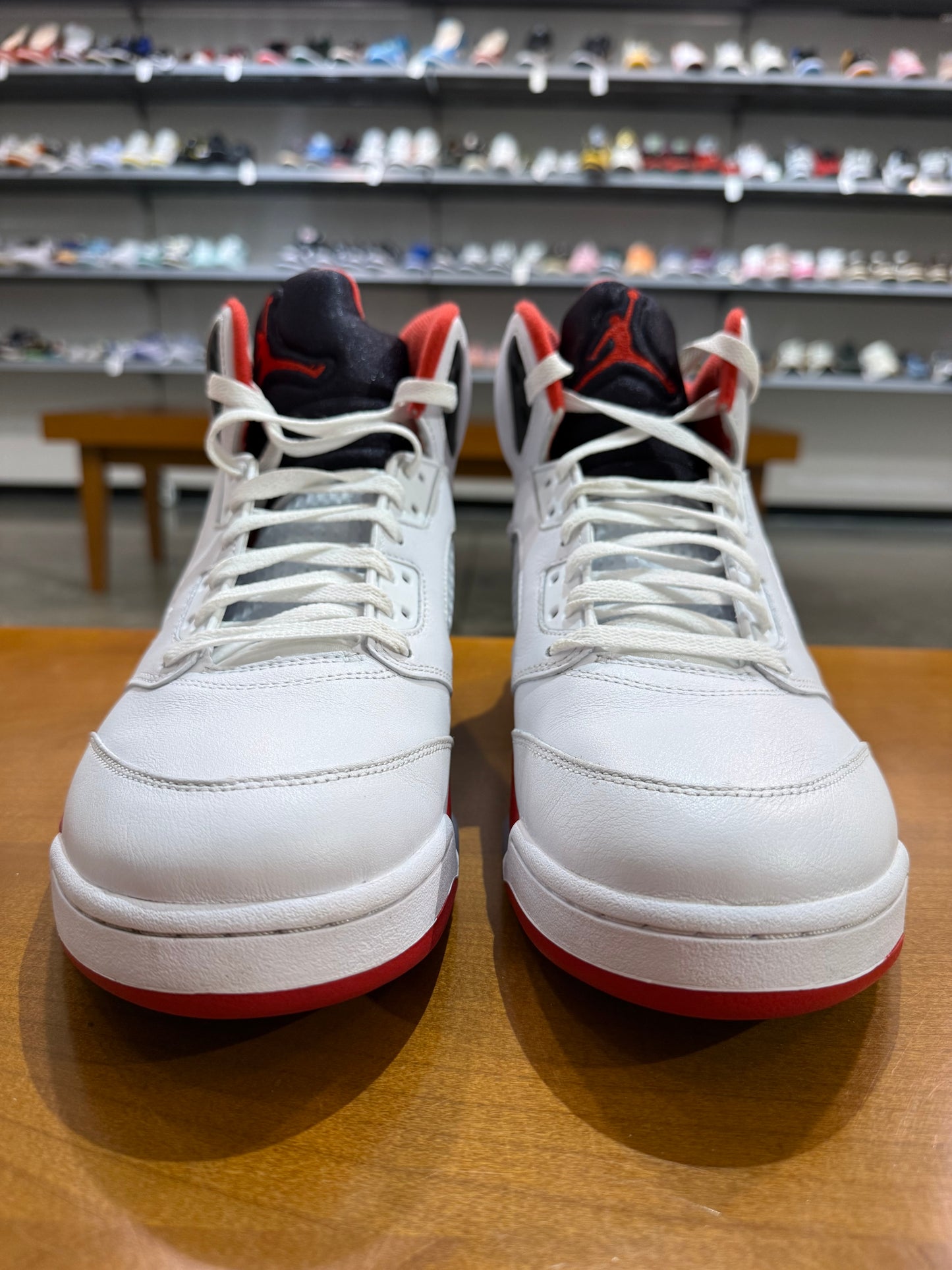 Preowned Air Jordan 5 Fire Red