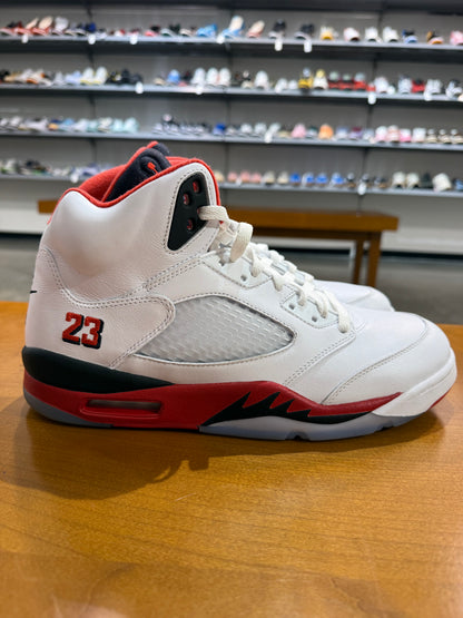Preowned Air Jordan 5 Fire Red