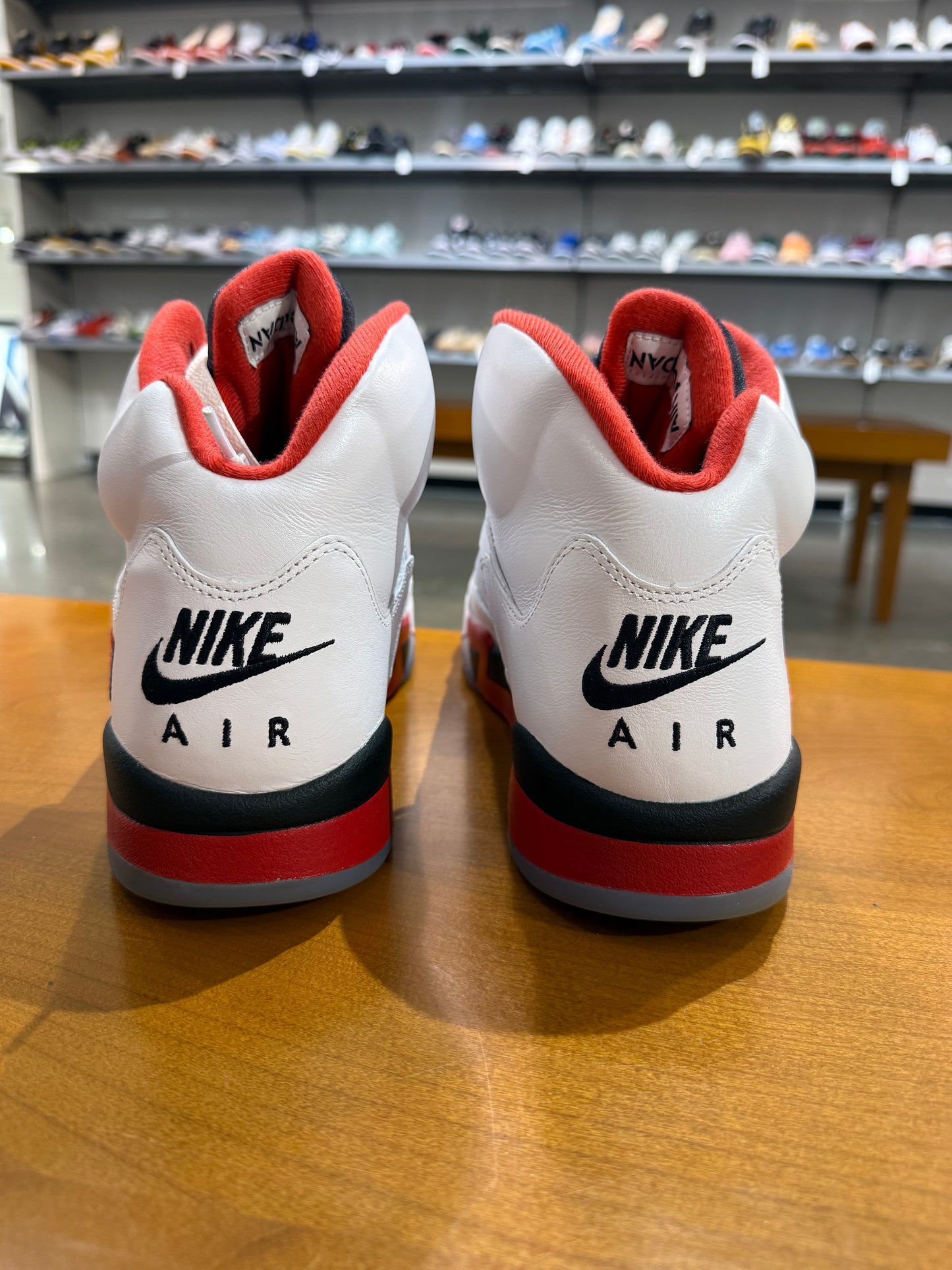 Preowned Air Jordan 5 Fire Red