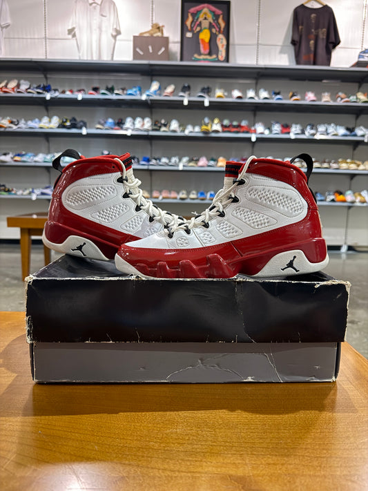 Preowned Air Jordan 9 Gym Red