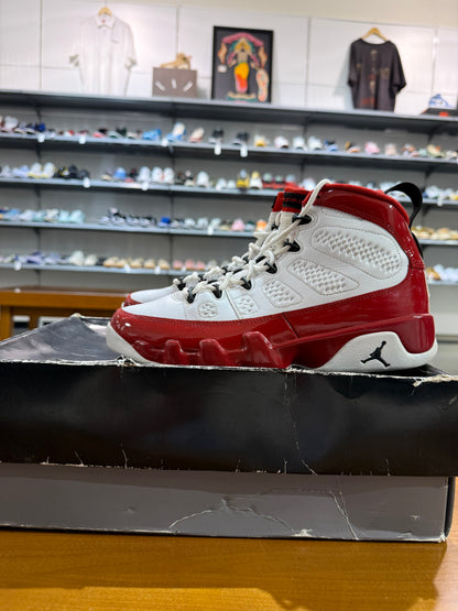 Preowned Air Jordan 9 Gym Red