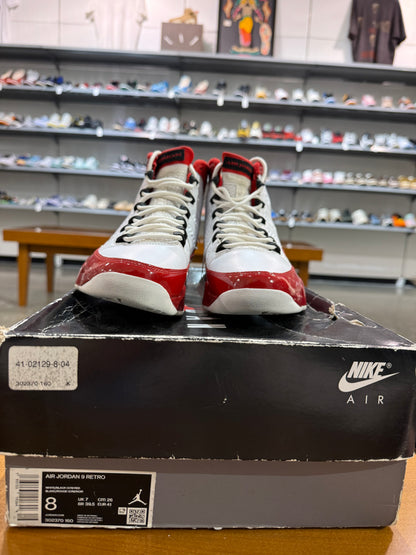 Preowned Air Jordan 9 Gym Red