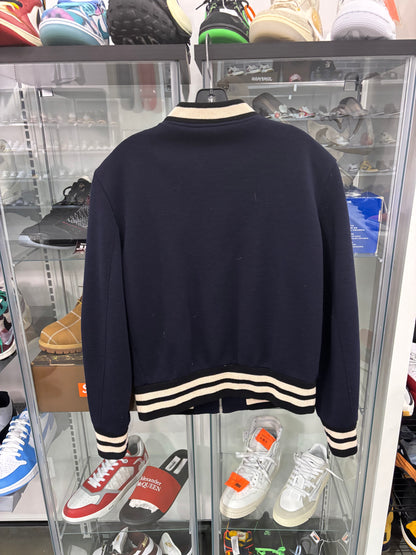 Preowned Gucci Wool Blouson Patch Bomber