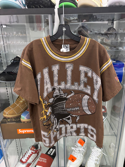 Preowned Vale Tee Classic Bling Tee Brown