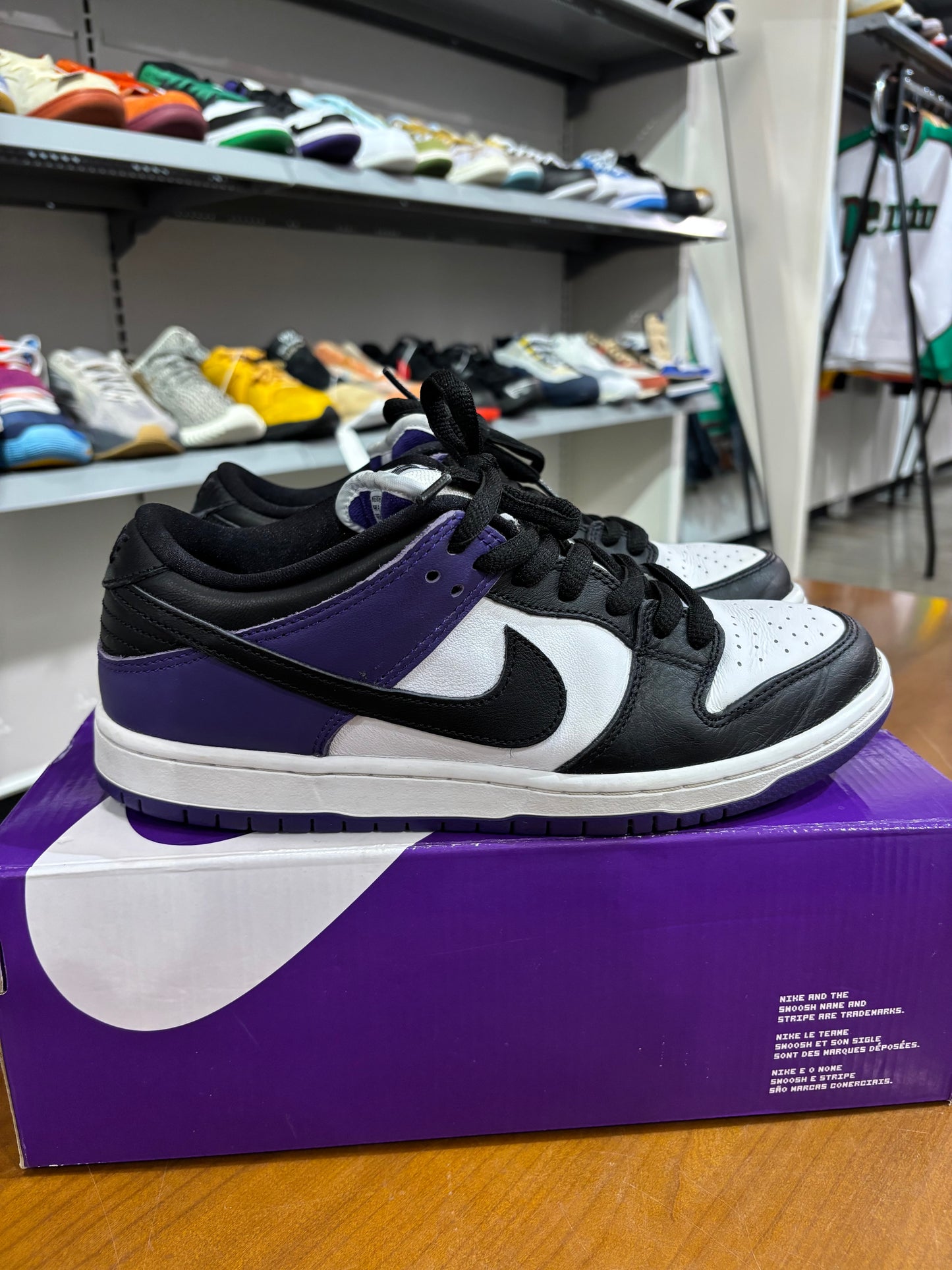 Preowned Nike SB Dunk Low Court Purple