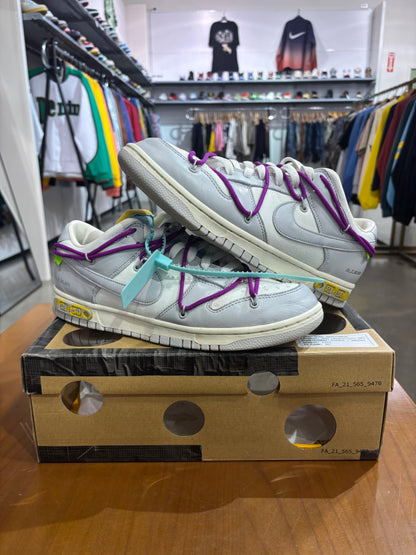 Preowned Off White Nike Dunk Low Lot 21