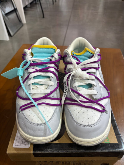 Preowned Off White Nike Dunk Low Lot 21