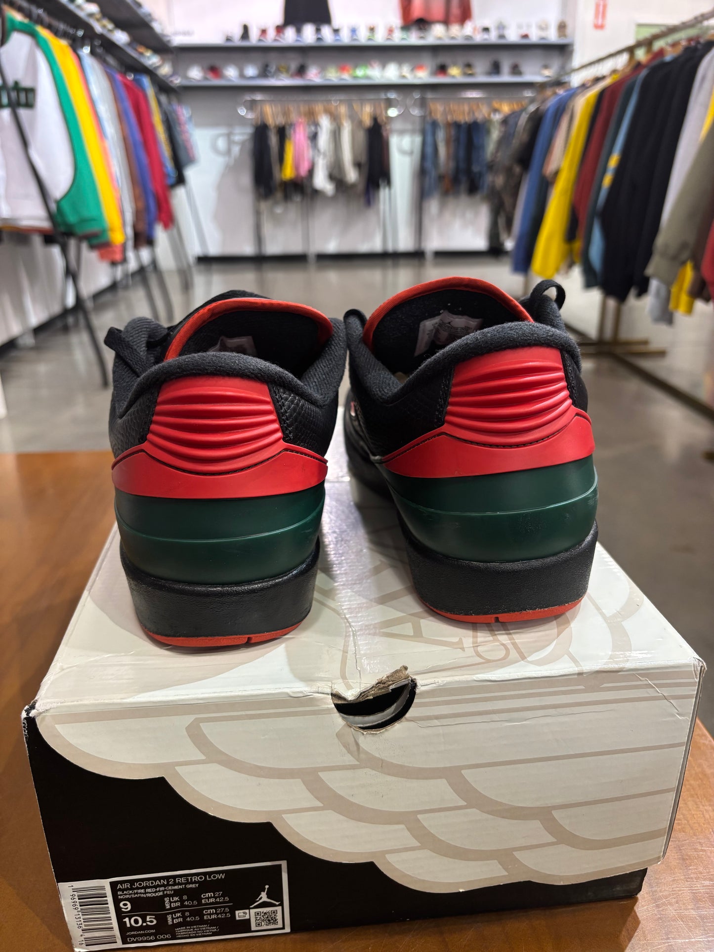 Preowned Air Jordan 2 Low Christmas