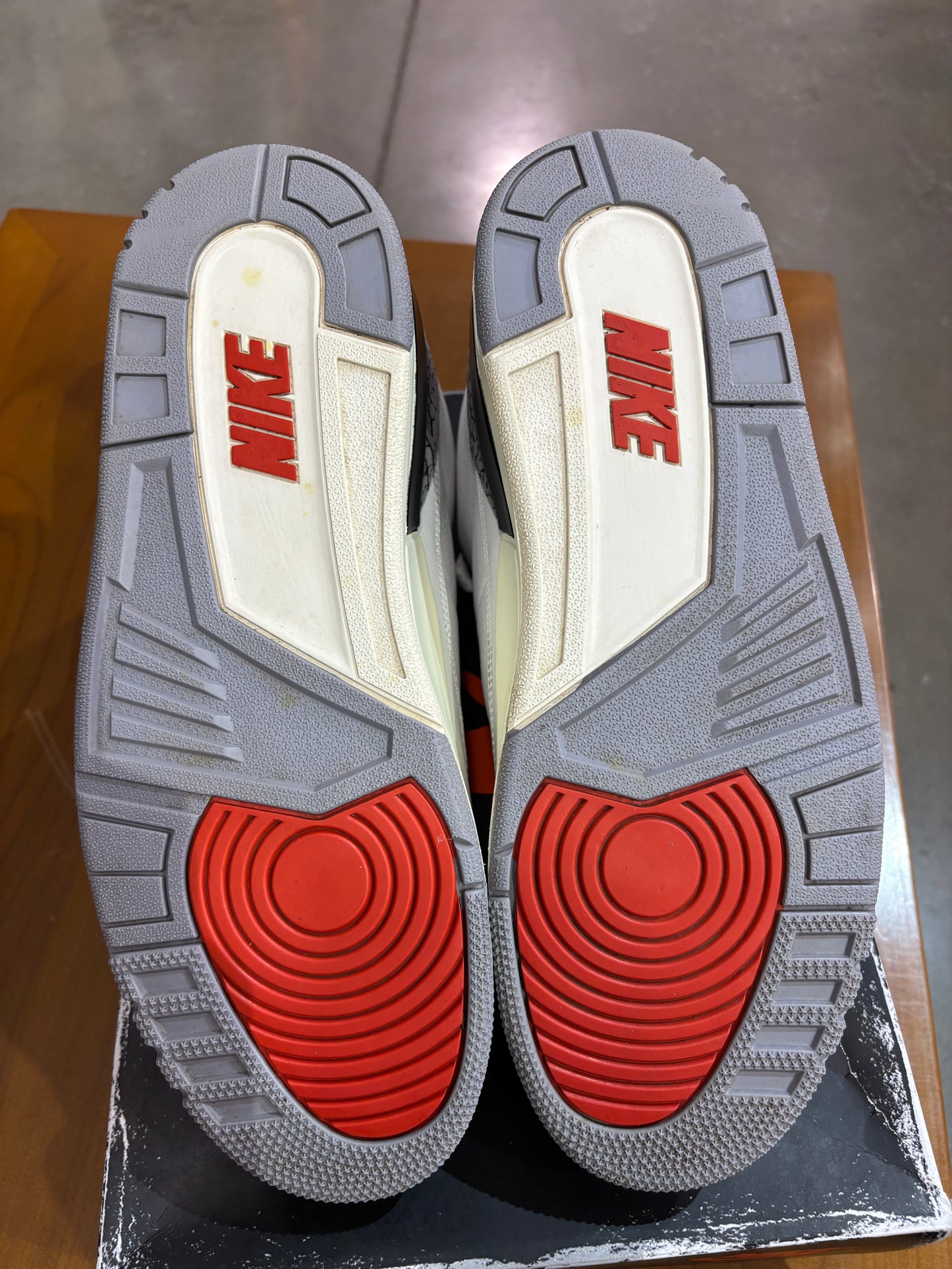 Preowned Air Jordan 3 White Cement Reimagined