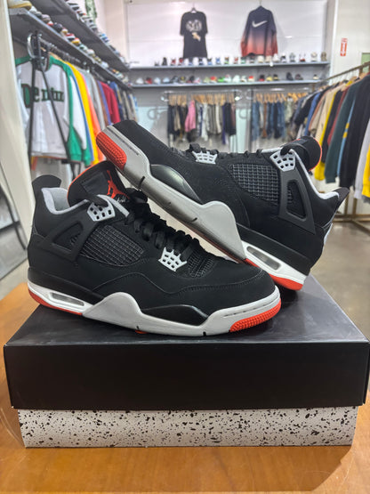 Preowned Air Jordan 4 Bred 2019