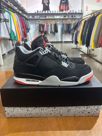 Preowned Air Jordan 4 Bred 2019