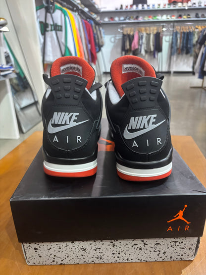 Preowned Air Jordan 4 Bred 2019
