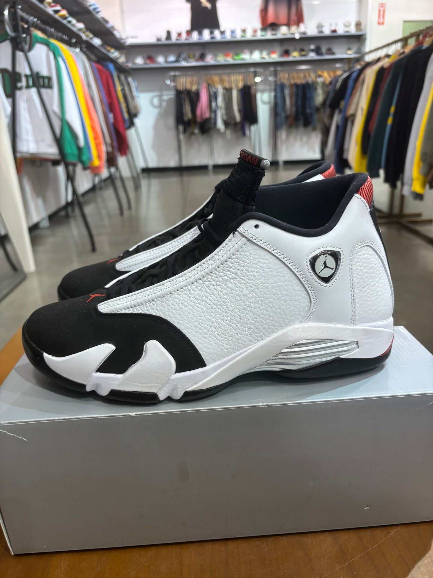 Preowned Air Jordan 14 Black Toe