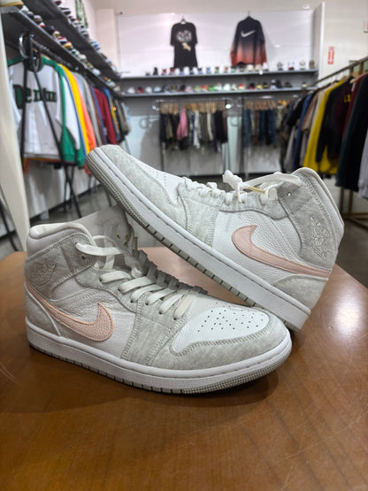 Preowned Air Jordan 1 Mid SE Light Iron Ore