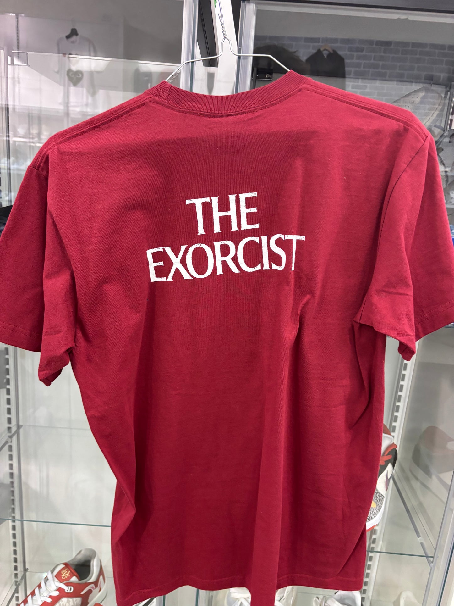 Preowned Supreme The Exorcist Puke Tee Cardinal