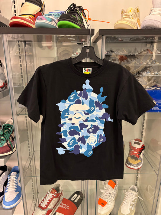 Preowned Bape ABC Camo Rebuild Big Ape Head Tee Black