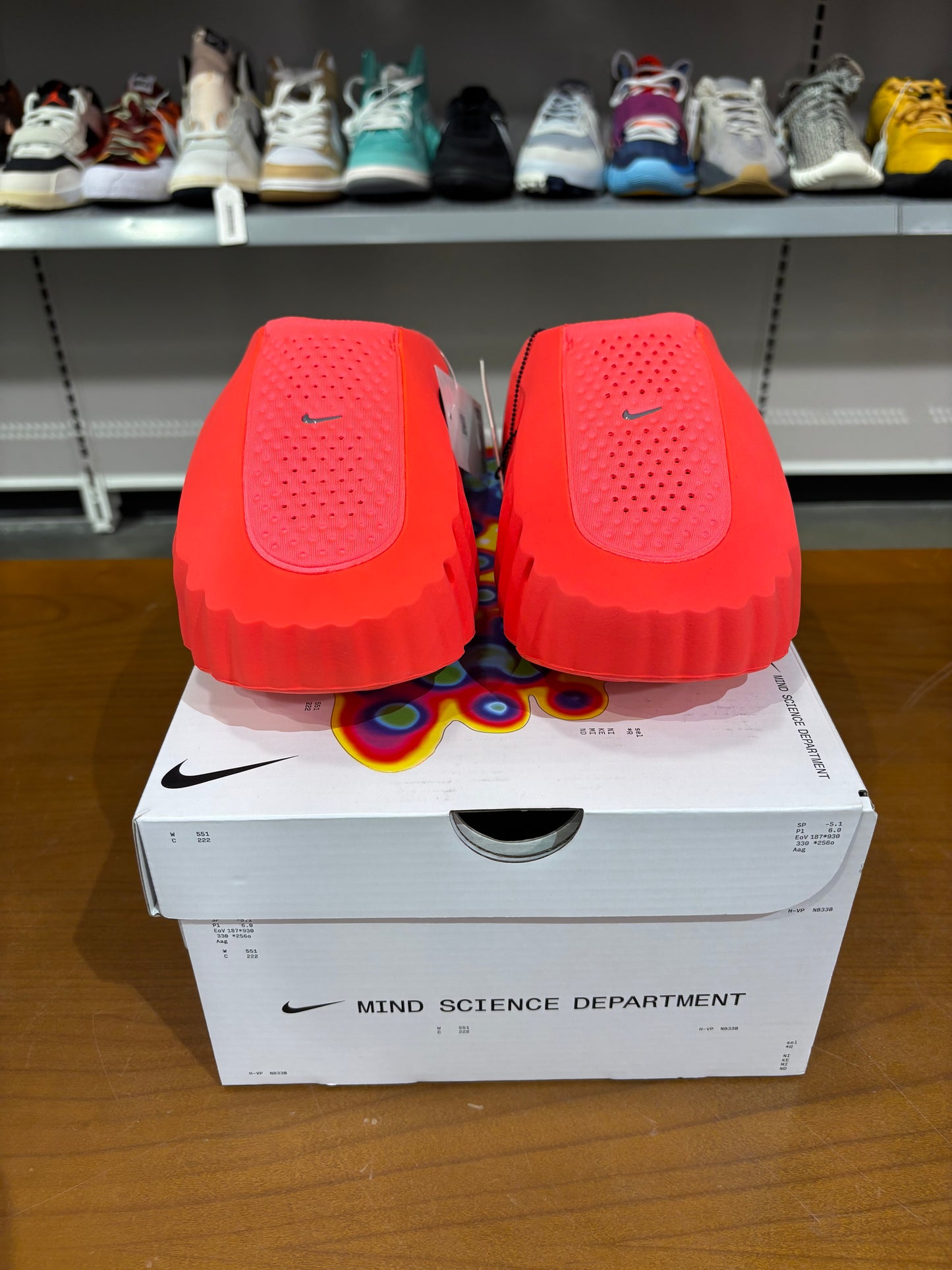 Nike Mind 001 Slide Solar Red