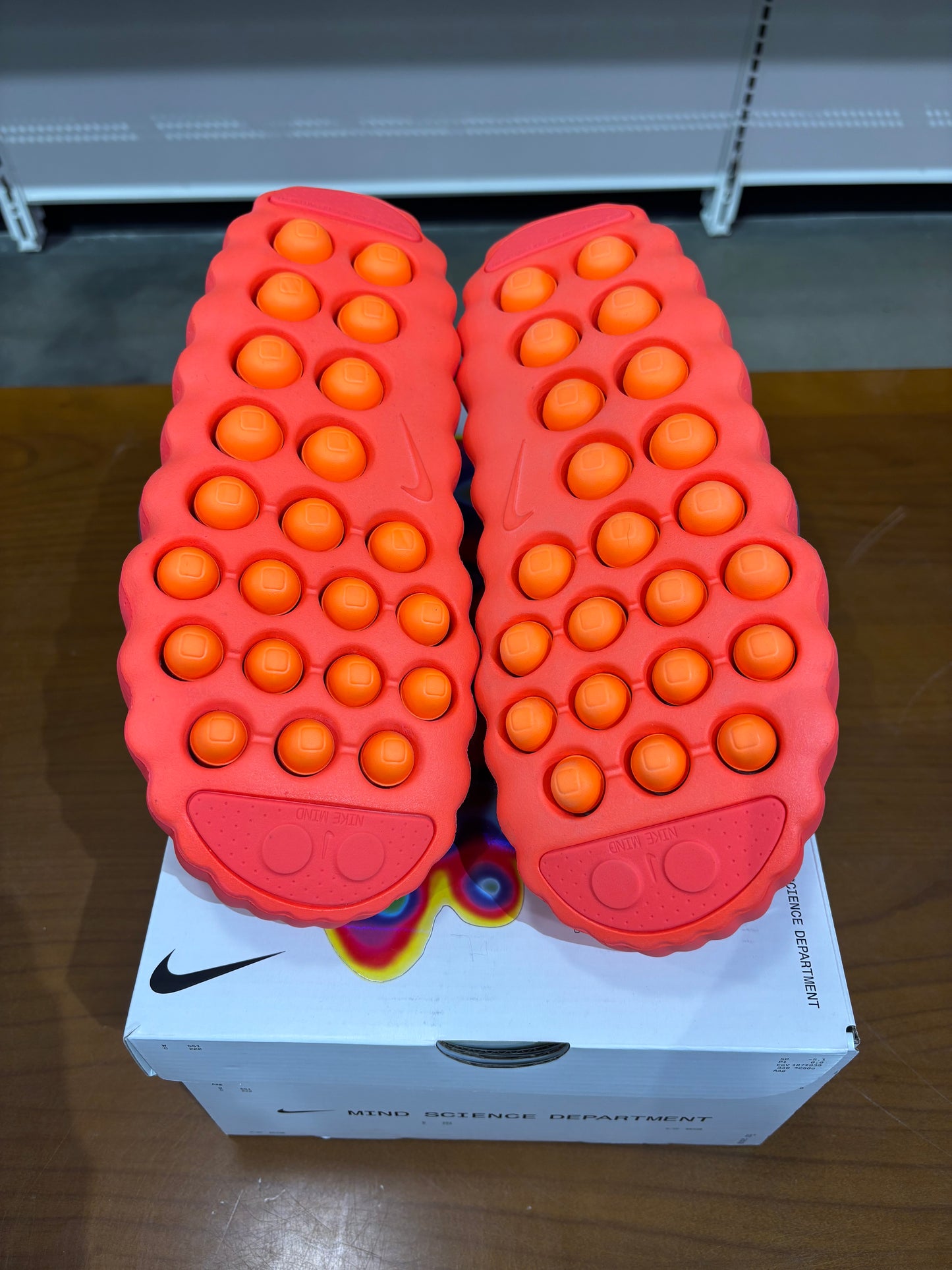 Nike Mind 001 Slide Solar Red