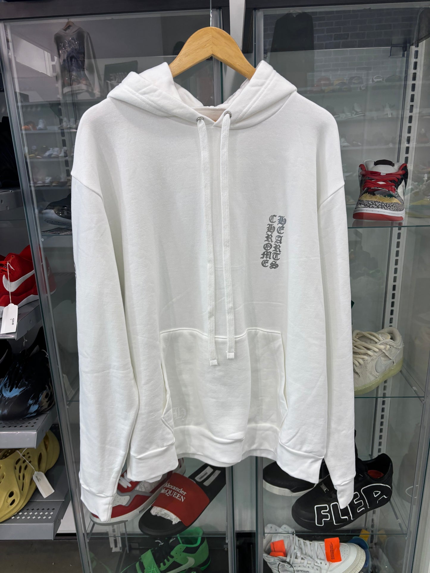 Chrome Hearts White Foil Hoodie White