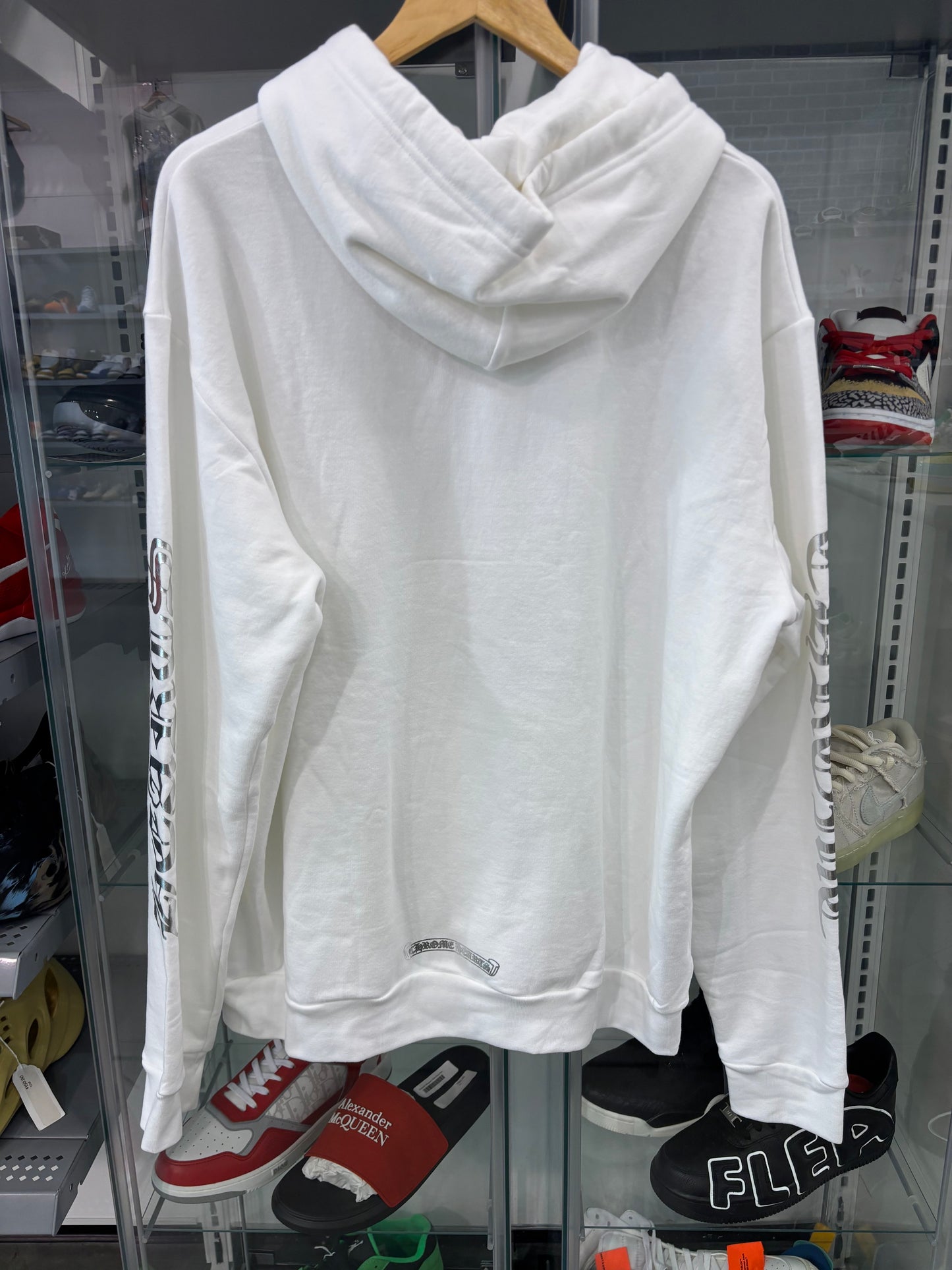 Chrome Hearts White Foil Hoodie White