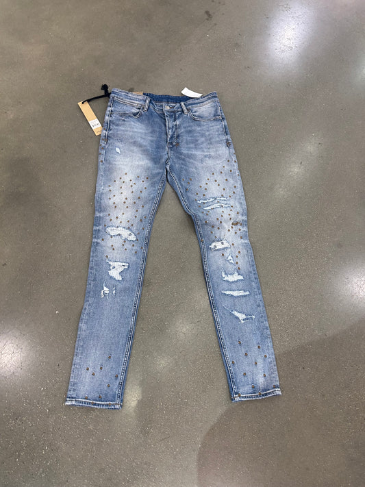 Ksubi Van Winkle Dakota Repair Denim Blue