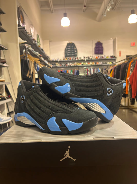 Air Jordan 14 Black University Blue