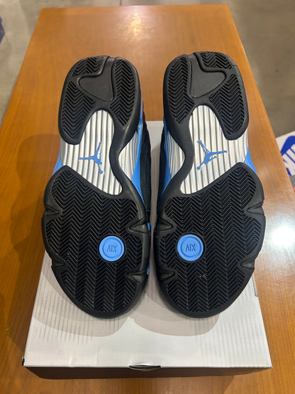 Air Jordan 14 Black University Blue