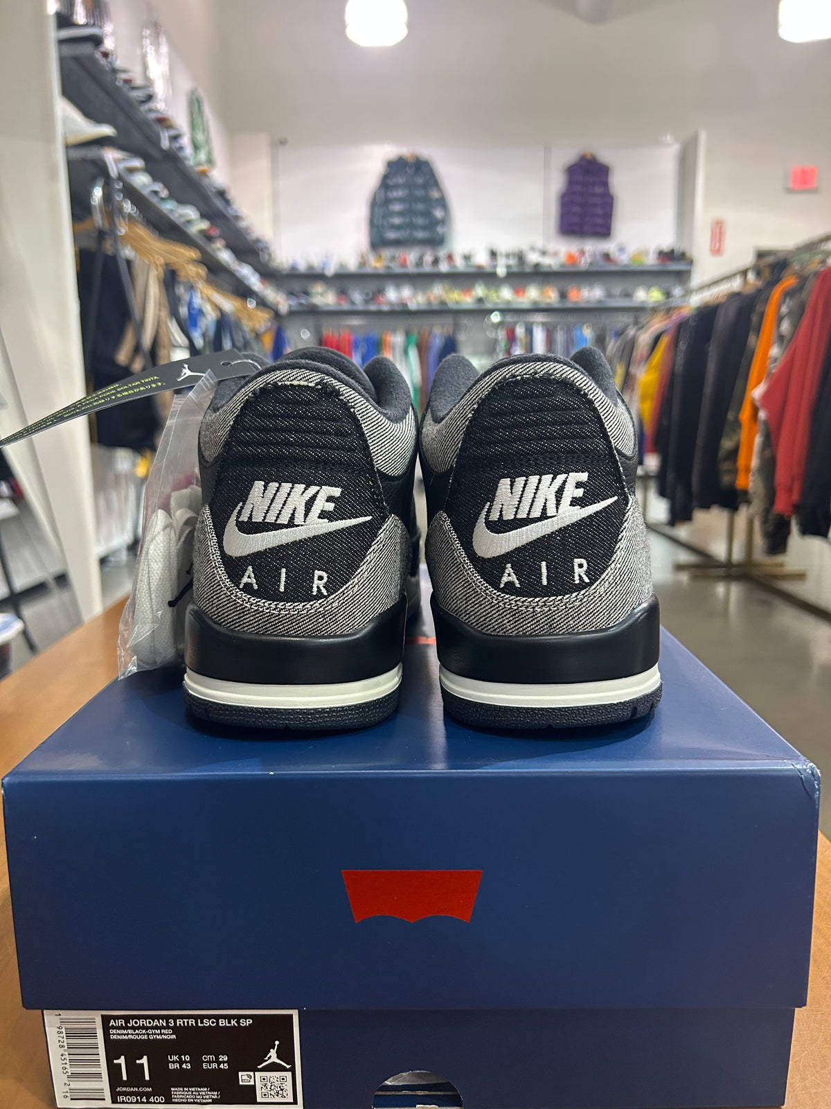 Air Jordan 3 Levi's Black