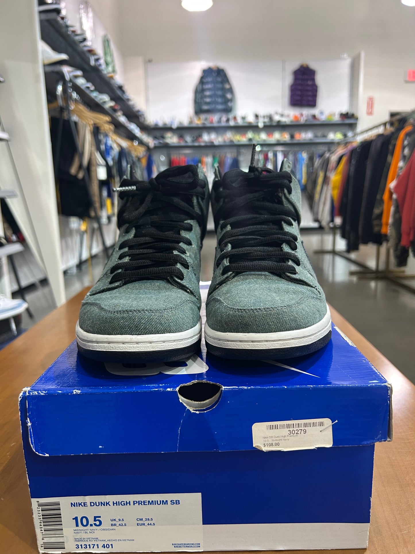 PREOWNED Nike SB Dunk High Denim