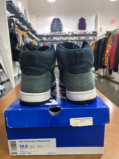 PREOWNED Nike SB Dunk High Denim