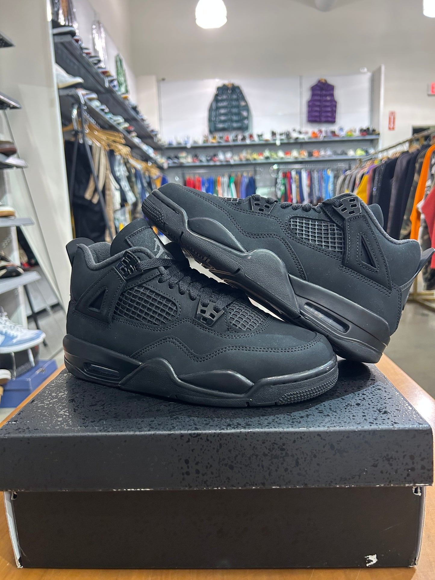 PREOWNED Air Jordan 4 Black Cat